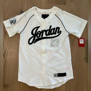 NWT Air Jordan Baseball Youth Jersey Size L